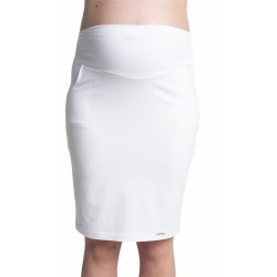 Těhotenská sukně MIA SUMMER - bílá