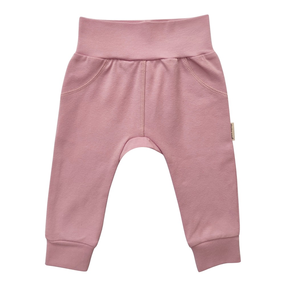 Kojenecké kalhoty - světle růžová