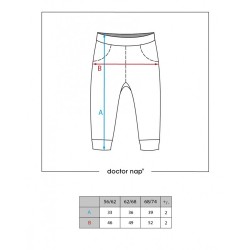Kojenecké kalhoty s medvídky - BIO bavlna