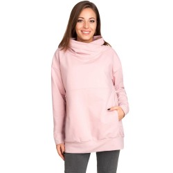 Těhotenská a kojící mikina Lara - růžová