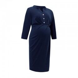 Těhotenské a kojící šaty ICY  námořní modř