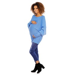 Těhotensky svetřík  Lor světle modrá