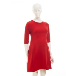 Těhotenské luxusní šaty ADI A  červené