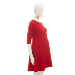 Těhotenské luxusní šaty ADI A  červené