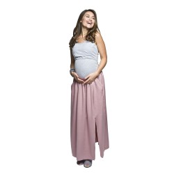 Těhotenská sukně Juliette světle růžová