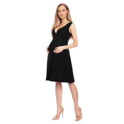 Letní těhotenské šaty Lili černá