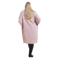 Těhotenský kabátek Mandez pastelová růžová