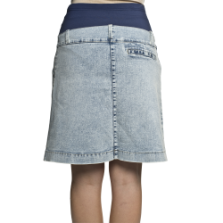 Těhotenská riflová sukně SANDY světle modrá jeans