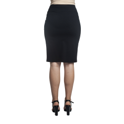 Těhotenská sukně MIA basic černá