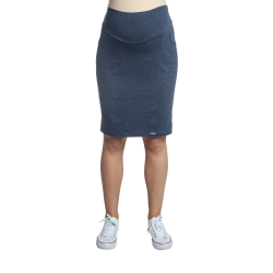 Těhotenská sukně MIA basic tmavě modrá